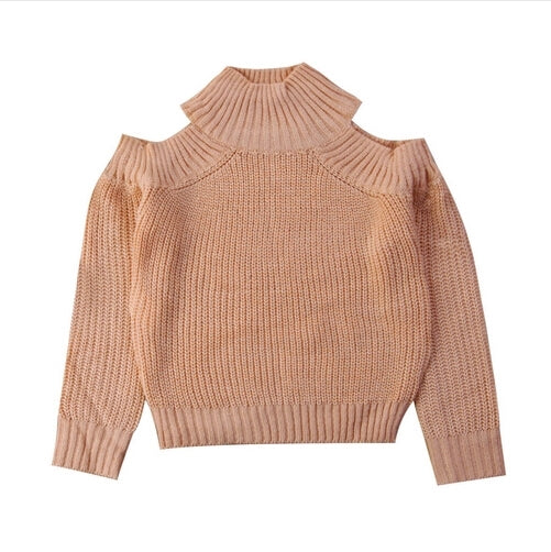Eva Shoulder Cut-Out Sweater